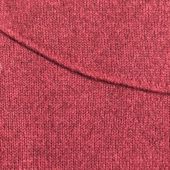 The Northface burgundy sweater knit 1/4 zip pullover - Picture 7 of 7